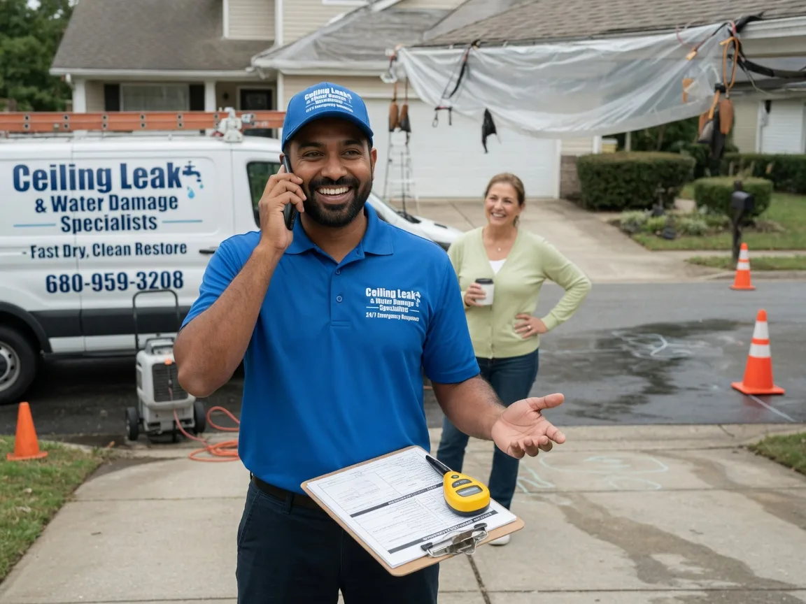 Ceiling Leak Cleanup Chama, NM FAQs